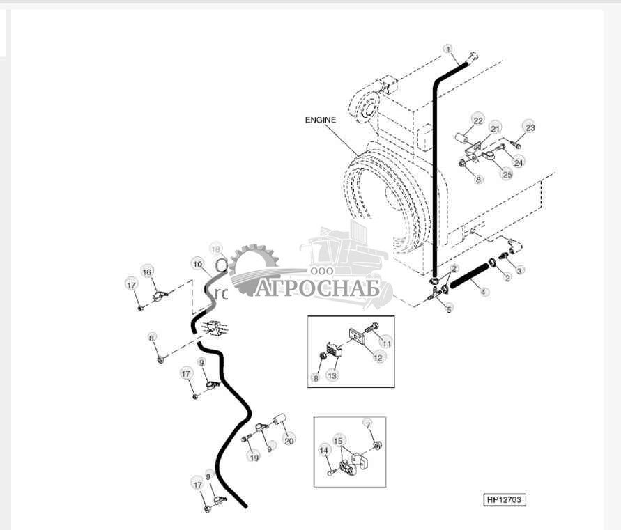 Маслослив картера двигателя 